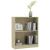 Bibliotecă, stejar sonoma, 60x24x74,5 cm, lemn compozit GartenMobel Dekor