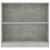 Bibliotecă, gri beton, 80 x 24 x 75 cm, PAL GartenMobel Dekor