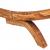 Hamac cu baldachin, crem, 165x210x155 cm, lemn masiv curbat