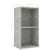 Bibliotecă, 2 rafturi, gri beton, 40 x 30 x 76,5 cm, PAL GartenMobel Dekor