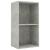 Bibliotecă, 2 rafturi, gri beton, 40 x 30 x 76,5 cm, PAL GartenMobel Dekor