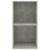 Bibliotecă, 2 rafturi, gri beton, 40 x 30 x 76,5 cm, PAL GartenMobel Dekor
