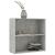 Bibliotecă cu 2 rafturi, gri beton, 80 x 30 x 76,5 cm, PAL GartenMobel Dekor
