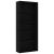 Bibliotecă cu 5 rafturi, negru, 80 x 30 x 189 cm, PAL GartenMobel Dekor