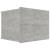 Noptiere, 2 buc., gri beton, 40 x 30 x 30 cm, PAL GartenMobel Dekor