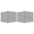 Noptiere, 2 buc., gri beton, 40 x 30 x 30 cm, PAL GartenMobel Dekor