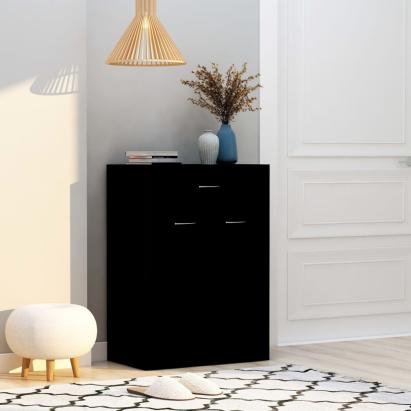 Pantofar, negru, 60 x 35 x 84 cm, PAL GartenMobel Dekor