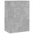 Pantofar, gri beton, 60 x 35 x 84 cm, PAL GartenMobel Dekor