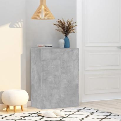 Pantofar, gri beton, 60 x 35 x 84 cm, PAL GartenMobel Dekor