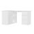 Birou de colț, alb, 145 x 100 x 76 cm, PAL GartenMobel Dekor