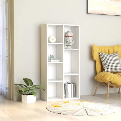 Bibliotecă, alb, 50 x 25 x 106 cm, PAL GartenMobel Dekor