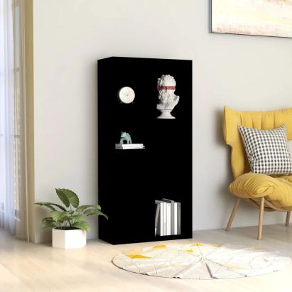 Bibliotecă, negru, 50 x 25 x 106 cm, PAL GartenMobel Dekor