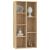 Bibliotecă, stejar Sonoma, 50 x 25 x 106 cm, PAL GartenMobel Dekor