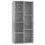 Bibliotecă, gri beton, 50 x 25 x 106 cm, PAL GartenMobel Dekor