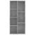 Bibliotecă, gri beton, 50 x 25 x 106 cm, PAL GartenMobel Dekor