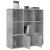Bibliotecă, gri beton, 98x30x98 cm, lemn compozit GartenMobel Dekor