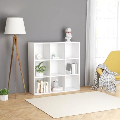 Bibliotecă, alb, 98x29x97,5 cm, lemn prelucrat GartenMobel Dekor