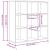 Bibliotecă, stejar Sonoma, 98x29x97,5 cm, lemn prelucrat GartenMobel Dekor