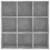 Bibliotecă, gri beton, 98x29x97,5 cm, lemn prelucrat GartenMobel Dekor