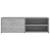 Comodă TV, gri beton, 120x34x37 cm, lemn prelucrat GartenMobel Dekor