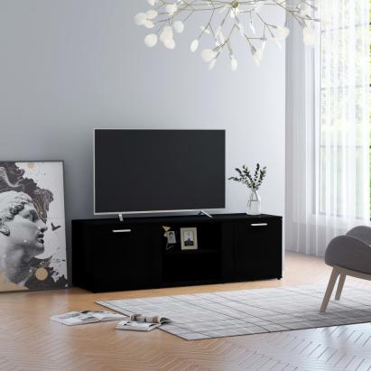 Comodă TV, negru, 120 x 34 x 37 cm, PAL GartenMobel Dekor