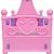 Pat de jucărie păpuși pentru camera de joacă a copiilor, roz + violet GartenMobel Dekor