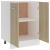 Dulap inferior, stejar Sonoma, 60 x 46 x 81,5 cm, PAL GartenMobel Dekor