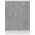 Dulap inferior, gri beton, 60 x 46 x 81,5 cm, PAL GartenMobel Dekor