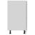 Dulap inferior, gri beton, 60 x 46 x 81,5 cm, PAL GartenMobel Dekor