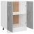Dulap inferior, gri beton, 60 x 46 x 81,5 cm, PAL GartenMobel Dekor