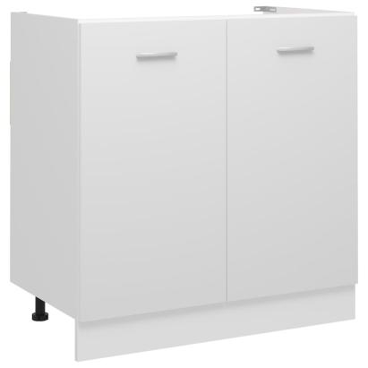 Dulap inferior de chiuvetă, alb, 80 x 46 x 81,5 cm, PAL GartenMobel Dekor