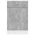 Dulap inferior cu sertar, gri beton, 50 x 46 x 81,5 cm, PAL GartenMobel Dekor
