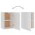Dulap suspendat, alb, 39,5 x 31 x 60 cm, PAL GartenMobel Dekor