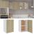 Dulap suspendat, stejar Sonoma, 39,5 x 31 x 60 cm, PAL GartenMobel Dekor