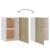Dulap suspendat, stejar Sonoma, 39,5 x 31 x 60 cm, PAL GartenMobel Dekor