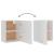Dulap suspendat, alb, 50 x 31 x 60 cm, PAL GartenMobel Dekor