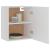 Dulap suspendat, alb, 50 x 31 x 60 cm, PAL GartenMobel Dekor