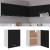 Dulap suspendat, negru, 50 x 31 x 60 cm, PAL GartenMobel Dekor
