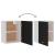 Dulap suspendat, negru, 50 x 31 x 60 cm, PAL GartenMobel Dekor