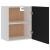 Dulap suspendat, negru, 50 x 31 x 60 cm, PAL GartenMobel Dekor
