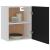 Dulap suspendat, negru, 50 x 31 x 60 cm, PAL GartenMobel Dekor