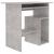 Birou, gri beton, 80 x 45 x 74 cm, PAL GartenMobel Dekor