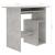 Birou, gri beton, 80 x 45 x 74 cm, PAL GartenMobel Dekor