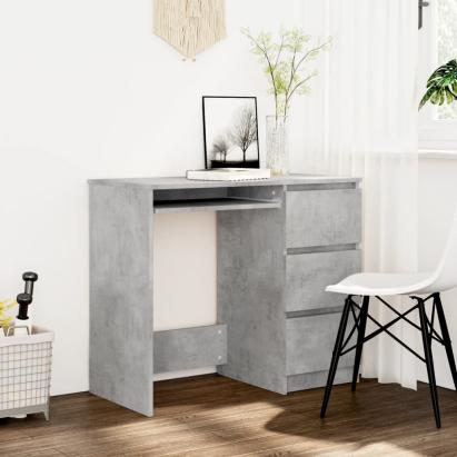 Birou, gri beton, 90 x 45 x 76 cm, PAL GartenMobel Dekor