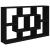 Raft de perete, negru, 85x16x52,5 cm, lemn prelucrat GartenMobel Dekor