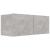 Comodă TV, gri beton, 80 x 30 x 30 cm, PAL GartenMobel Dekor