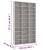 Dulap pentru CD-uri, gri beton, 102x16x177,5 cm, lemn compozit GartenMobel Dekor