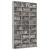 Dulap pentru CD-uri, gri beton, 102x16x177,5 cm, lemn compozit GartenMobel Dekor