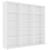 Dulap pentru CD-uri, alb, 102 x 23 x 89,5 cm, PAL GartenMobel Dekor