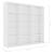 Dulap pentru CD-uri, alb, 102 x 23 x 89,5 cm, PAL GartenMobel Dekor